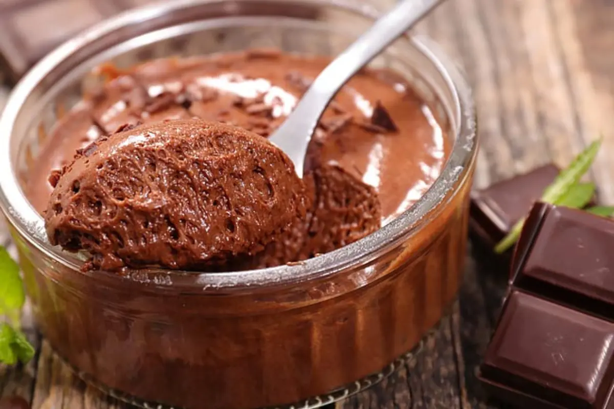 Mousse de Chocolate sem Açúcar