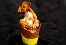 Sorvete de Bacon com Caramelo Salgado